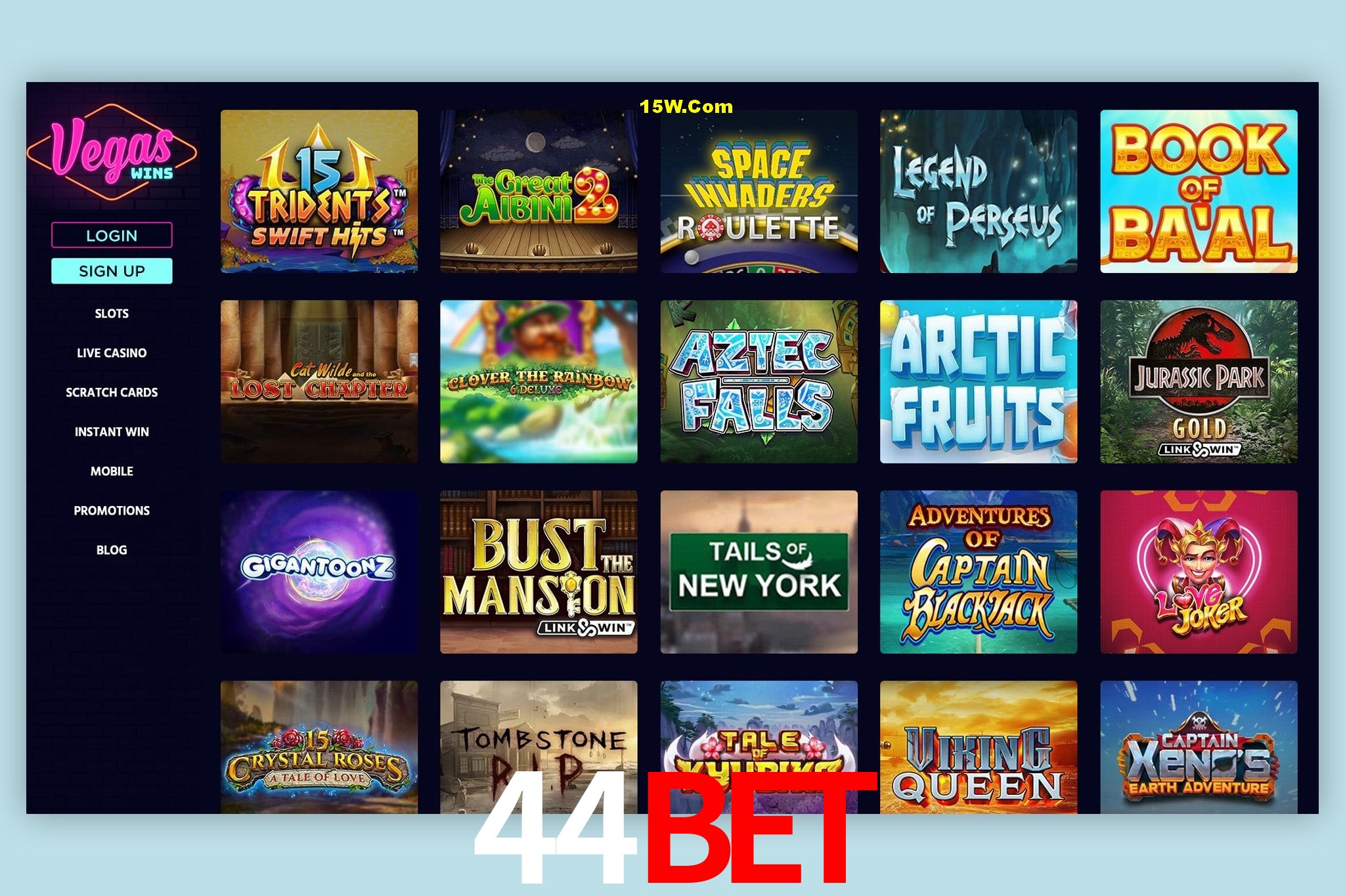 Game Providers 44Bet